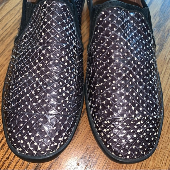 Joie Kidmore Python Slip On Flats Sneakers size 37.5 - Picture 3 of 7